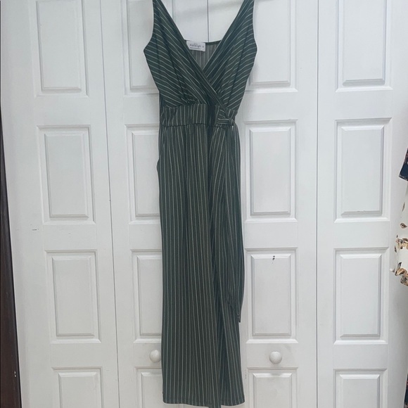 Kaileigh Green and White Striped Jumper - Picture 1 of 6